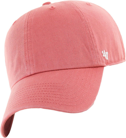 47_brand Cap – Clean Up Curved V Relax Fit red Size: Adjustable