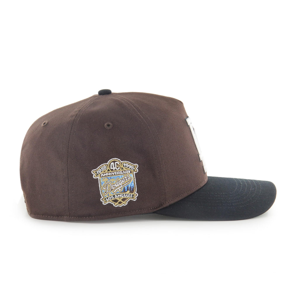47 MLB Los Angeles Dark Chocolate Sure Shot TT Hitch Adjustable Snapback Hat
