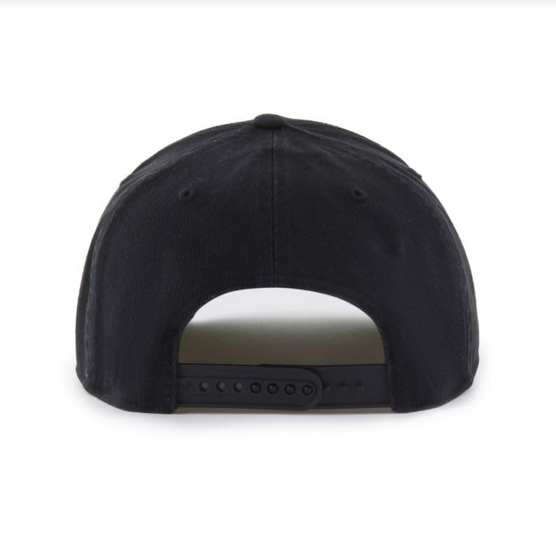 47 NFL Detroit Palermo Hitch RF Adjustable Snapback Hat - Black/Yellow