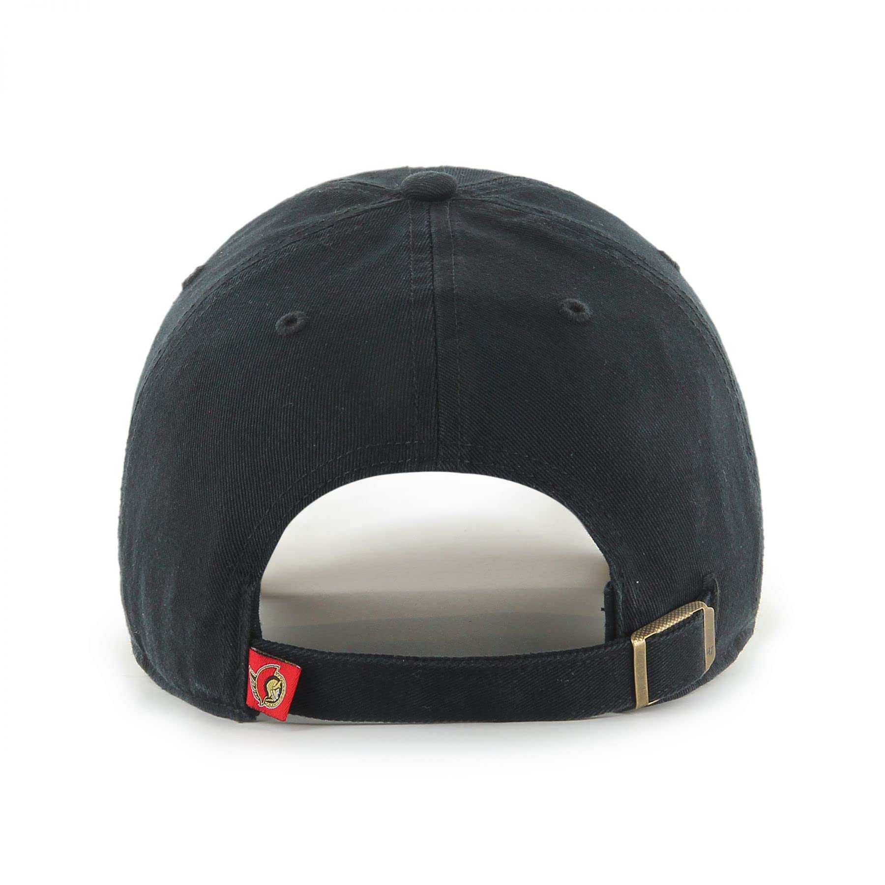 Men's Ottawa_Senators Black on Black Clean up Adjustable Hat Cap One Size Fits Most
