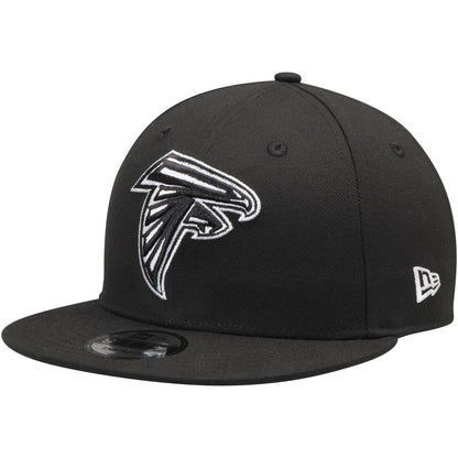 New Era NFL 9FIFTY Black/White Adjustable Snapback Hat Cap One Size Fits All