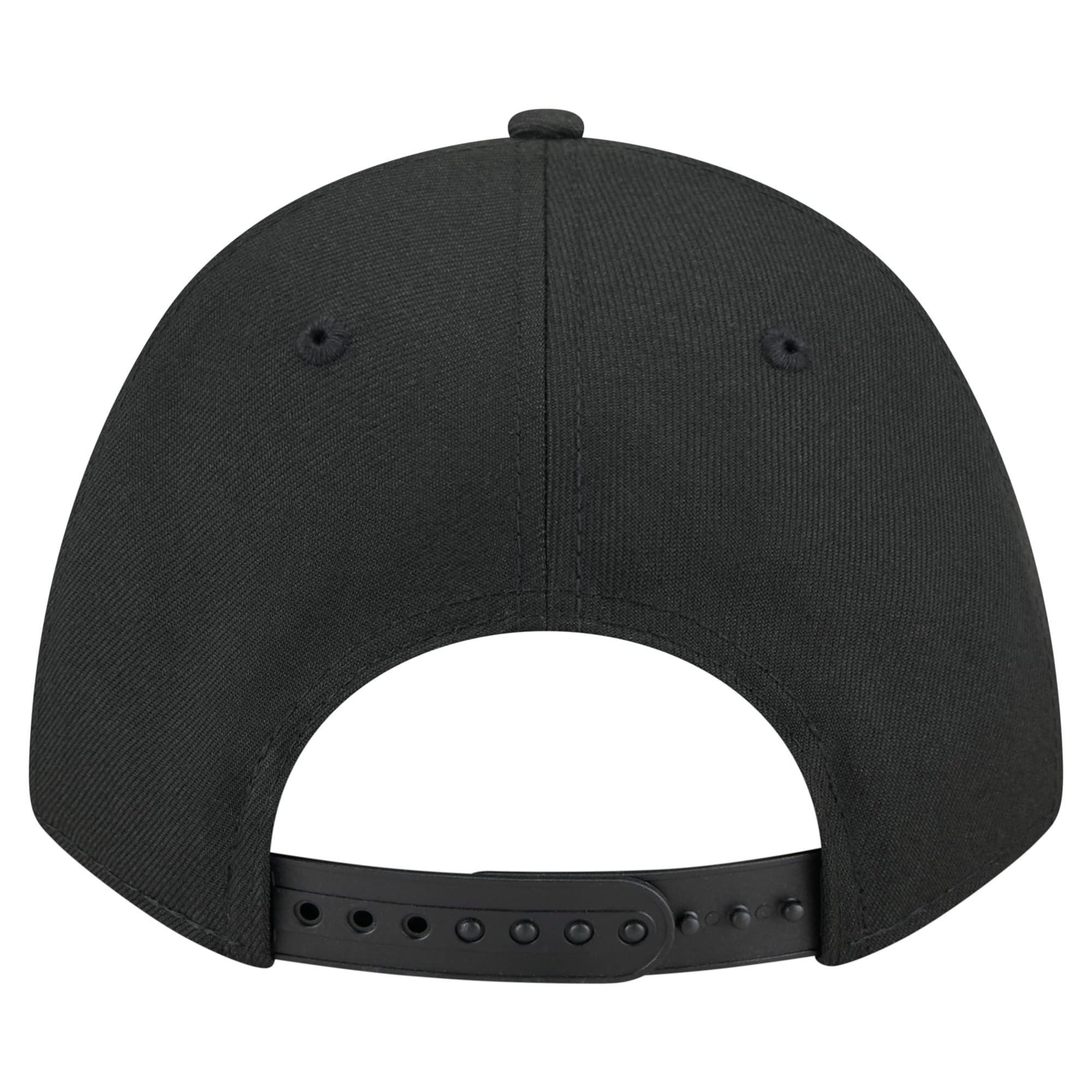 New Era Men's Detroit Lions Black On Black 940 M-Crown A-Frame Adjustable Snapback Hat - One Size