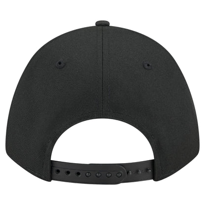 New Era Men's Detroit Lions Black On Black 940 M-Crown A-Frame Adjustable Snapback Hat - One Size