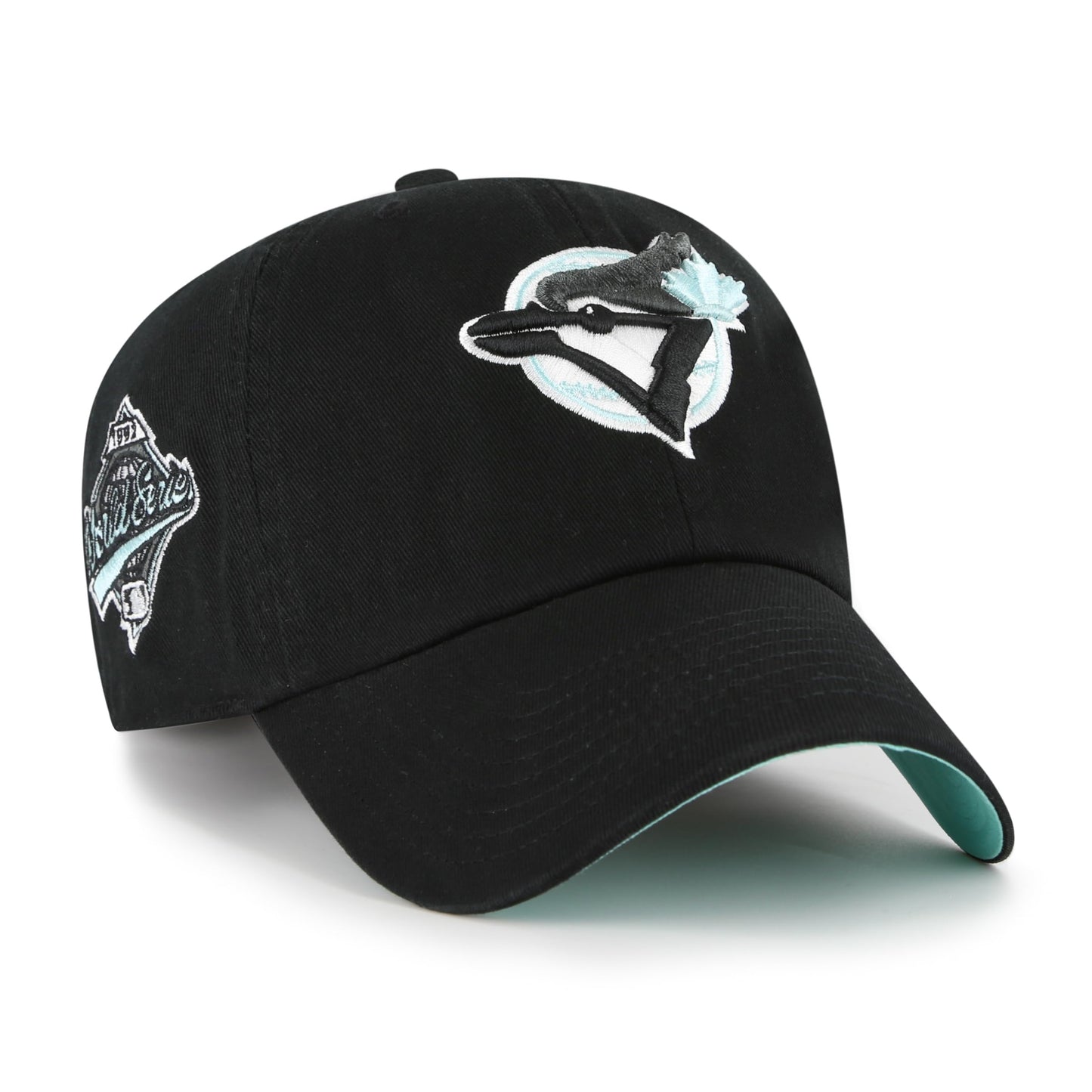 47 MLB Toronto Black Mint Double Under Clean Up Adjustable Hat - Black