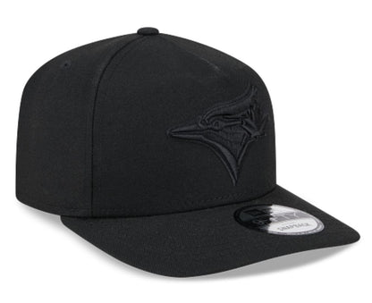 New Era MLB Toronto Blue Jays 9FIFTY A-Frame Adjustable Snapback Hat - Black/Black