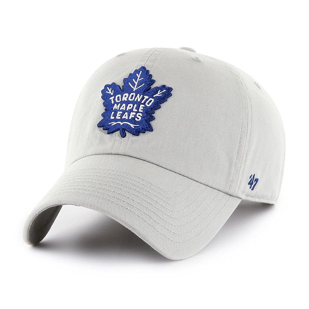 '47 Men's Toronto Maple Leafs Alternate Colour Clean Up Adjustable Hat - One Size Gray