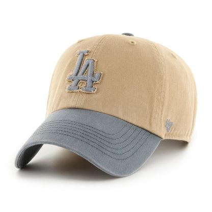 47 Brand MLB Los Angeles Dodgers Canyon Caravan Clean Up Adjustable Hat Khaki/Blue