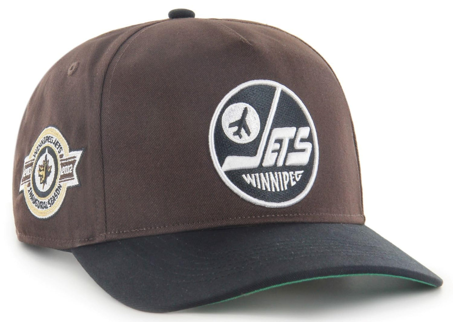 47 Hitch Sure Shot NHL Winnipeg Snapback Hat - Dark Chocolate