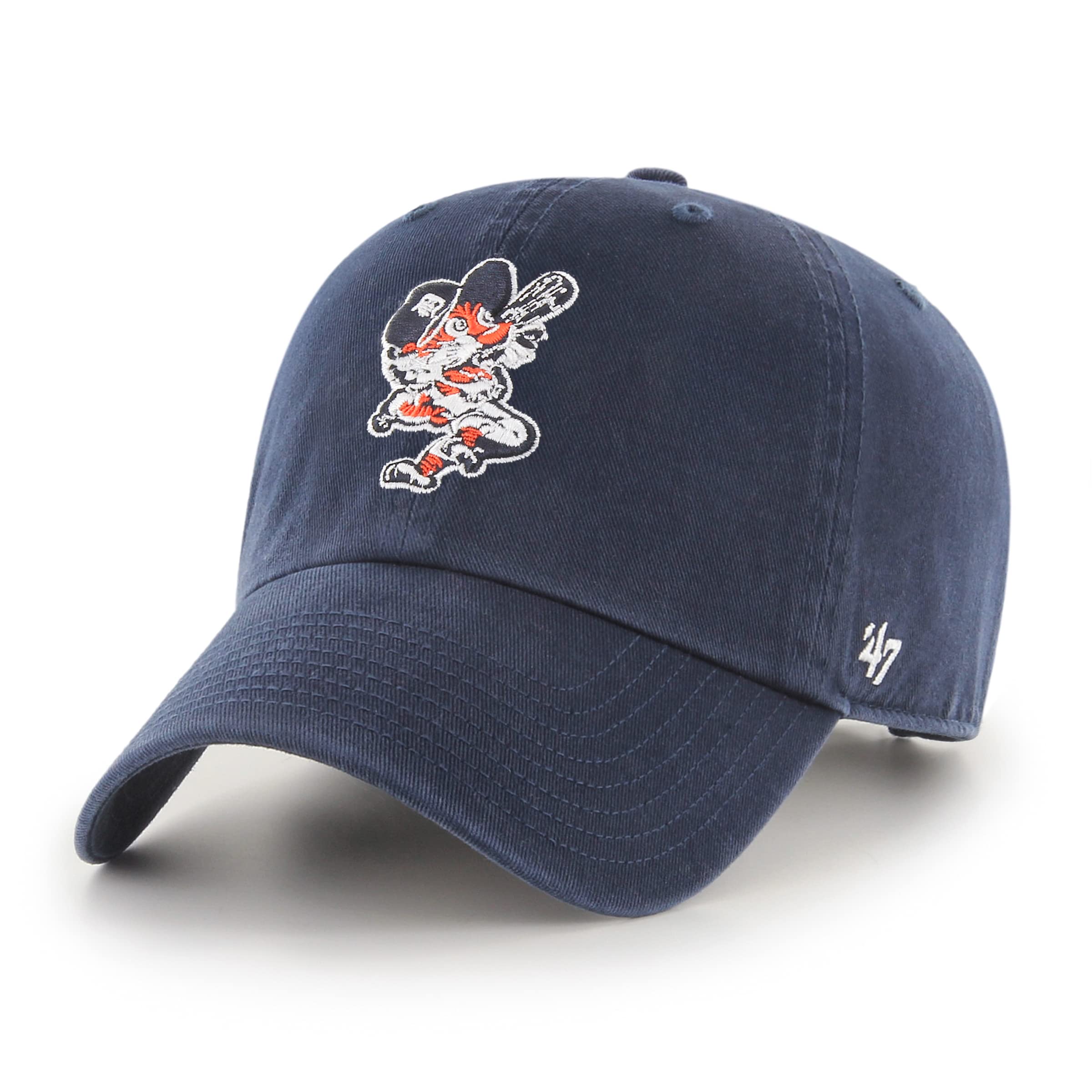 47 Men's Detroit Tigers Cooperstown 1967 Logo Clean Up Adjustable Hat - One Size Blue