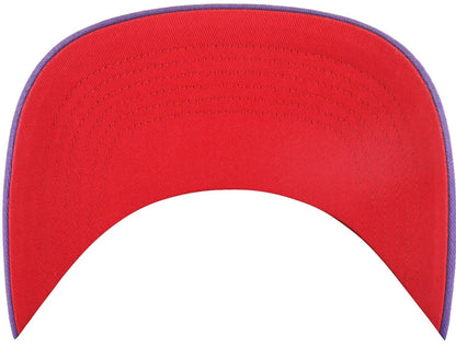 47 Hitch Toronto Raptors Double Header Pinstripe Side Patch Snapback - White