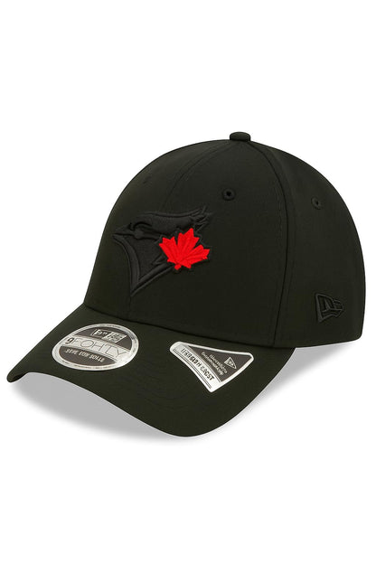 New Era 9FORTY MLB Toronto Blue Jays Red Leaf Snapback Hat - Black