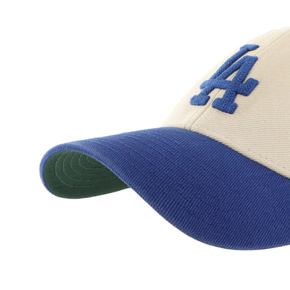 47 MLB Los Angeles Fairfield MVP Adjustable Snapback Hat - Cream/Royal