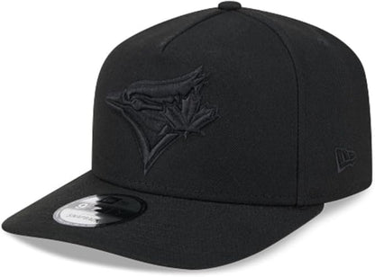New Era MLB Toronto Blue Jays Baseball Cap, 9Forty A-Frame Snapback, Black