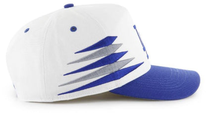 47 MLB Hitch Los Angeles Diamond Snapback Hat - White/Blue