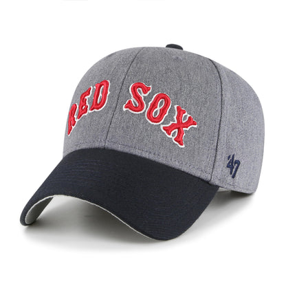 47 MLB Boston Granite Script MVP Snapback Hat - Grey/Black