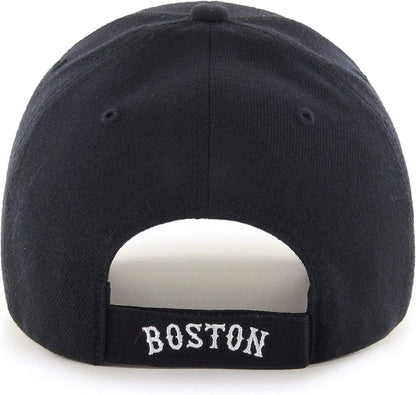 '47 MLB Black White MVP Adjustable Hat, Adult One Size Fits All