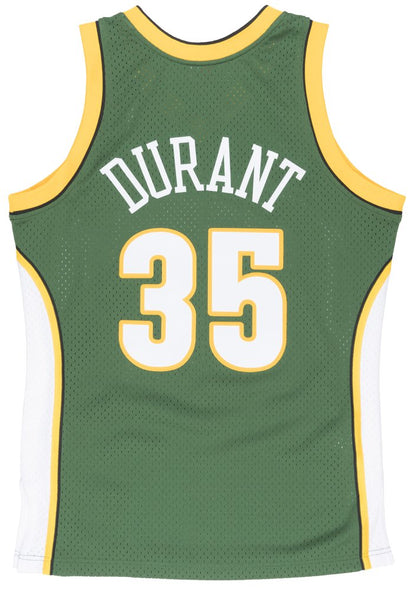 Men's Seattle Supersonics Kevin Durant Mitchell & Ness 2007-08 Hardwood Classics Green Swingman Jersey
