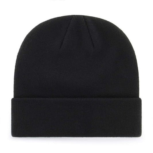 47 Brand Classics Blank Cuffed Toque Knit Hat - Black
