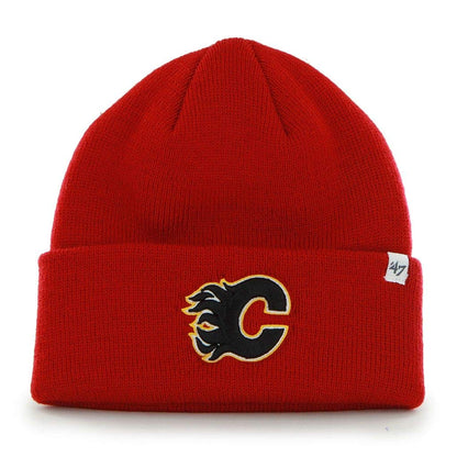 Calgary Flames NHL Raised Cuff Knit Beanie
