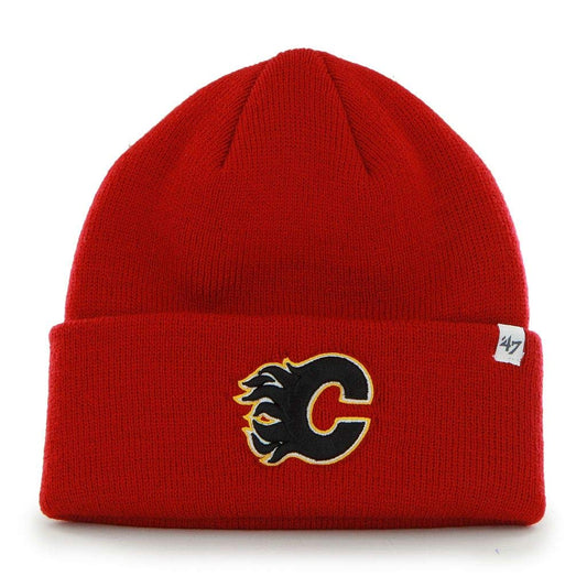 Calgary Flames NHL Raised Cuff Knit Beanie