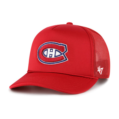 47 Hitch NHL Montreal Canadiens Foam Front Mesh Trucker FM Red