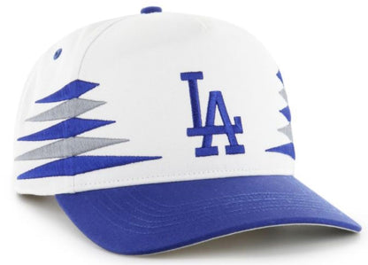 47 MLB Hitch Los Angeles Diamond Snapback Hat - White/Blue