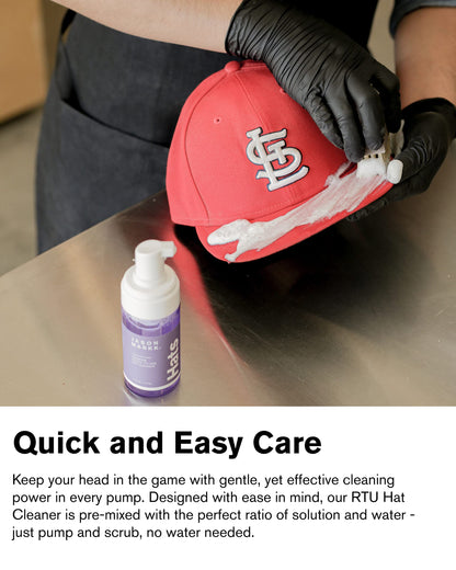 Jason Markk Premium Ready-to-Use Hat Cleaner, Safe for All Materials, Including Cotton, Wool, Felt, Corduroy, Polyester & More - No Water Needed