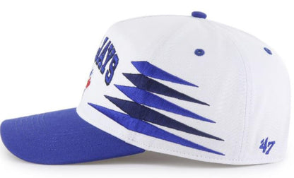 47 MLB Hitch Toronto Diamond Snapback Hat - White/Blue