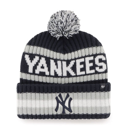 47 MLB Bering Cuffed Knit Pom Beanie Hat, Adult