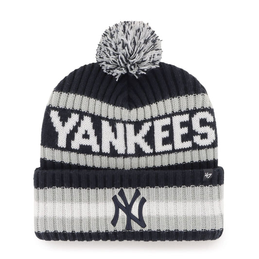 47 MLB Bering Cuffed Knit Pom Beanie Hat, Adult