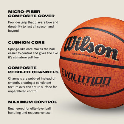 Wilson Evolution Black Edition Official Basketball