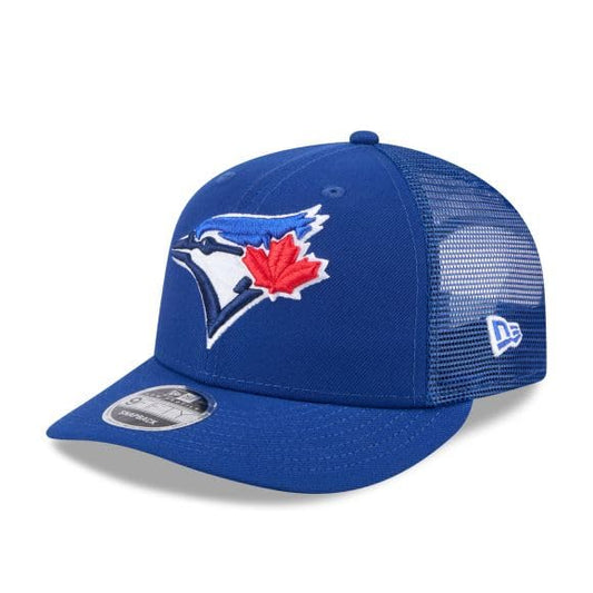 New Era Toronto Blue Jays 9FIFTY Trucker Cap, Low Profile, Blue, Adjustable