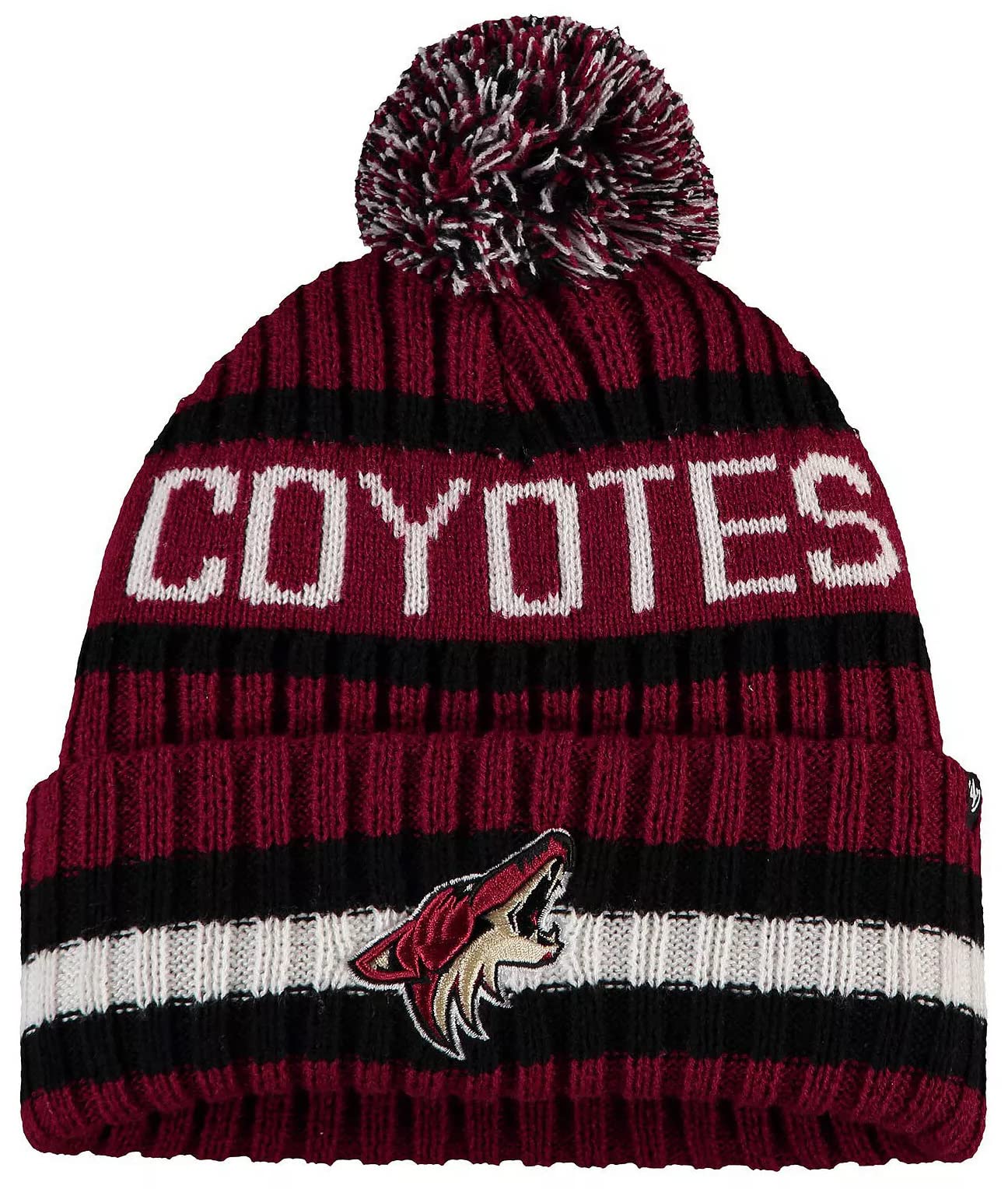 47 NBA Bering Cuffed Knit Pom Beanie Hat, Adult