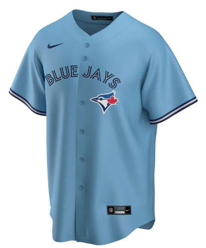 Fanatics Mens MLB Toronto Blue Jays Alternate Blank Replica Jersey - Powder Blue