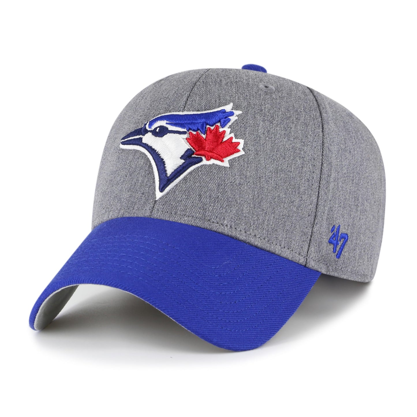 47 Brand MLB Toronto Blue Jays Granite MVP Adjustable Hat - Grey/Blue