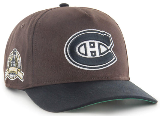 47 Hitch Sure Shot NHL Montreal Snapback Hat - Dark Chocolate