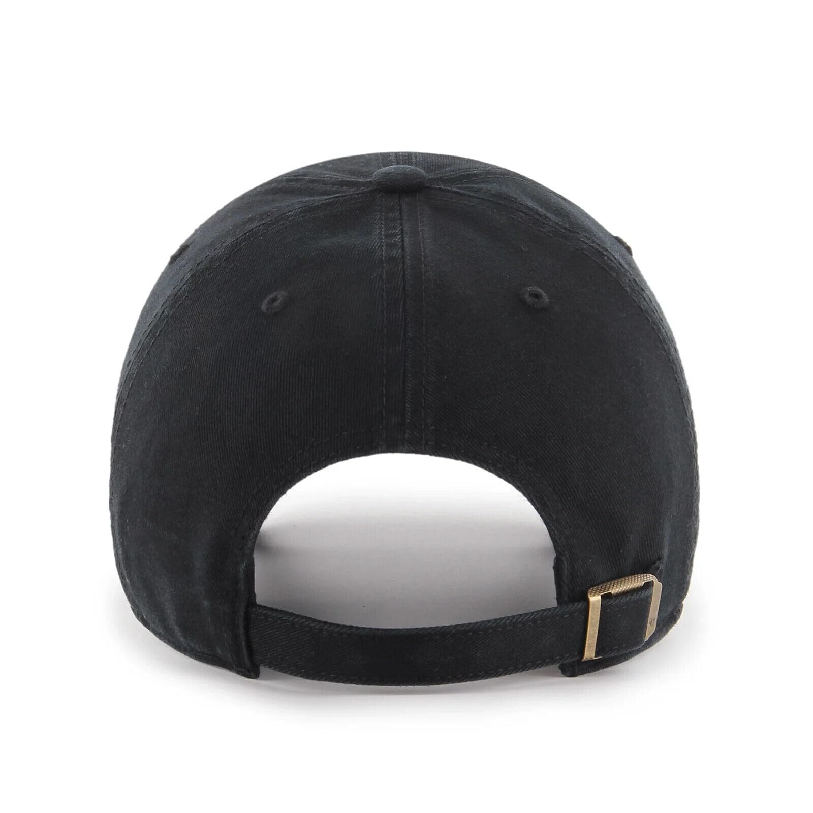 TSV Men's Compatible with Steelers '47 Clean Up Black Hat Cap NFL Football Adjustable Strap