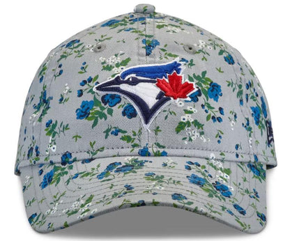 New Era 9TWENTY Youth MLB Toronto Blue Jays Bouquet Junior Adjustable Hat - Grey