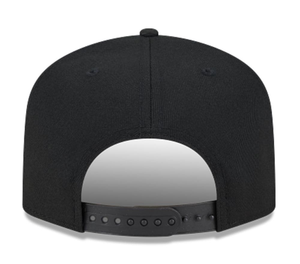 New Era MLB Toronto Blue Jays 9FIFTY A-Frame Adjustable Snapback Hat - Black/Black