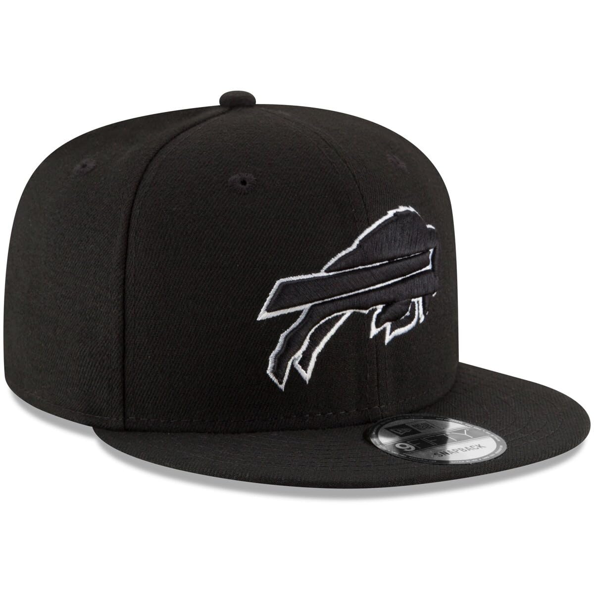 New Era NFL 9FIFTY Black/White Adjustable Snapback Hat Cap One Size Fits All