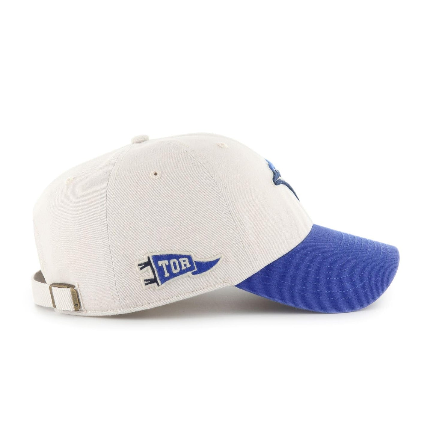 47 MLB Toronto Grand Stand Clean Up Adjustable Hat - Cream/Royal