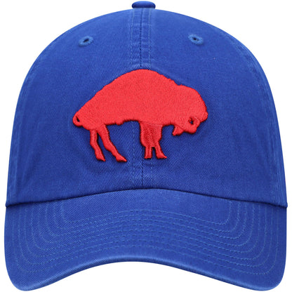 Buffalo Bills 47 Brand NFL Royal Blue Throwback Clean Up Adjustable Hat