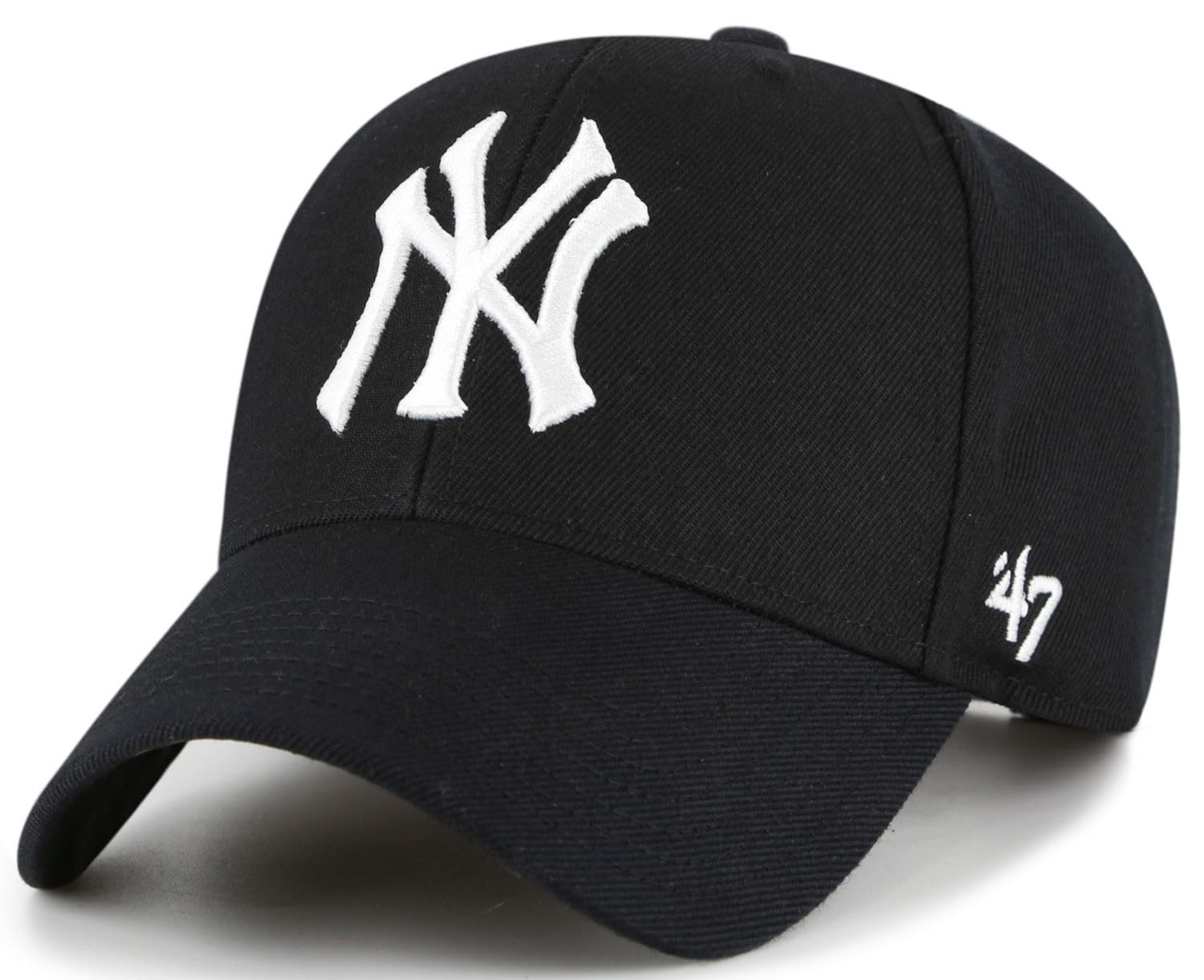 47 MVP MLB New York Sure Shot Adjustable Snapback Hat - Black/White