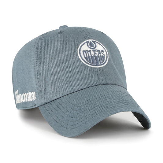47 NHL Edmonton Foundation Adjustable Clean Up Cap - Blue