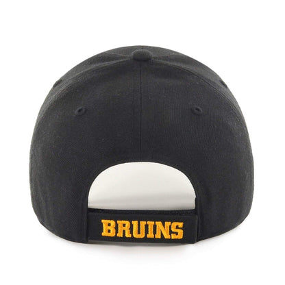 '47 Boston Bruins B 1933 Vintage Hockey MVP Adjustable NHL Cap Black