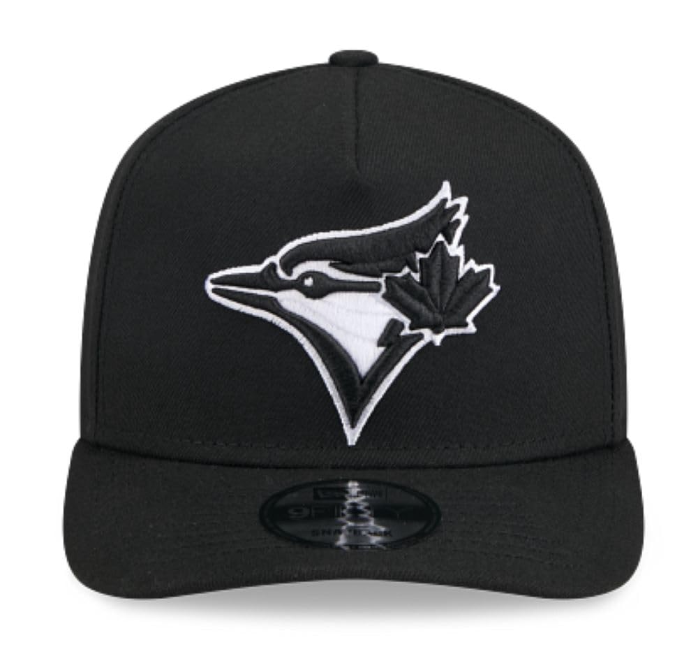 New Era MLB Toronto Blue Jays 9FIFTY A-Frame Adjustable Snapback Hat - Black/White