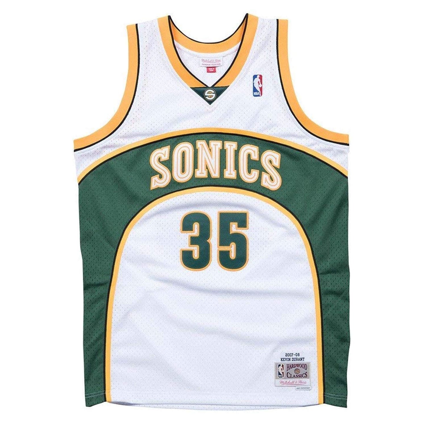 Mitchell & Ness Kevin Durant Seattle Supersonics NBA Throwback Jersey White