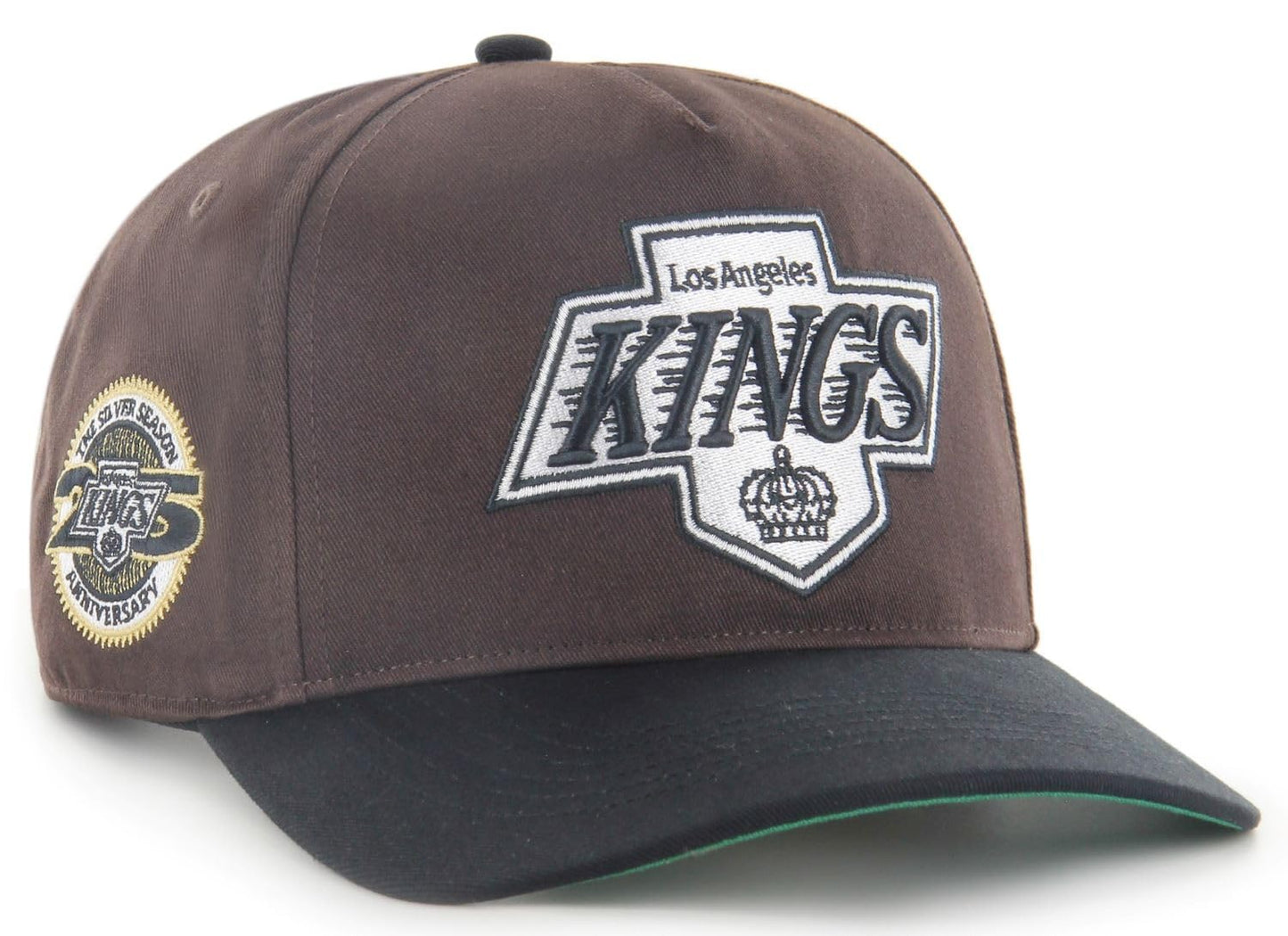 47 Hitch Sure Shot NHL Los Angeles Snapback Hat - Dark Chocolate