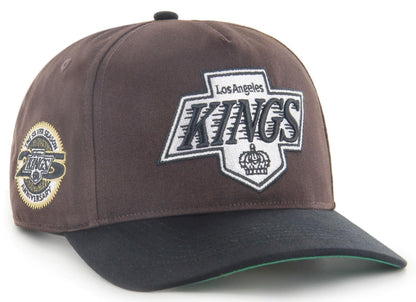 47 Hitch Sure Shot NHL Los Angeles Snapback Hat - Dark Chocolate