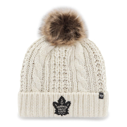 47 Brand Toronto Maple Leafs Womens Meeko Knit-White